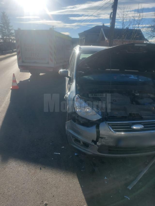 Mașinile implicate în accidentul de la Liteni-Moara