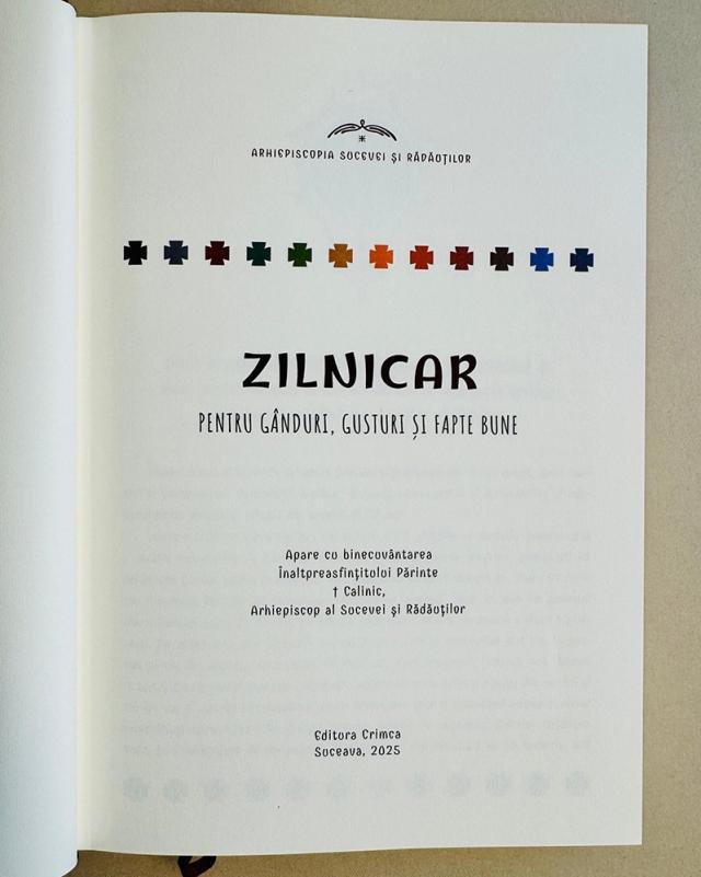 Agenda oficială pe anul 2025 a Arhiepiscopiei Sucevei și Rădăuților a văzut lumina tiparului într-un format îmbunătățit