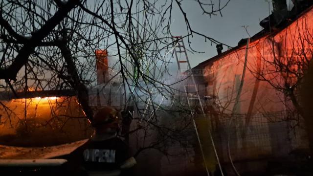 Incendiu în cartierul Ițcani