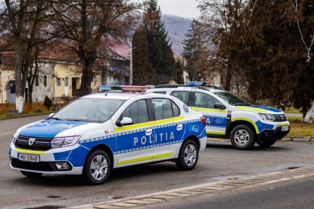 Mașini de poliție (foto generic)