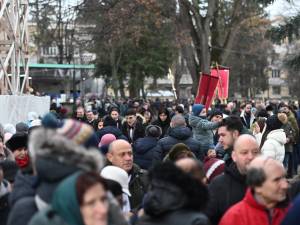 Sfânta Liturghie de Bobotează, în curtea Mănăstirii „Sfântul Ioan cel Nou” Suceava