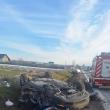 Accidentul produs duminică, 5 ianuarie, pe drumul european 85, în zona localității Fântâna Mare