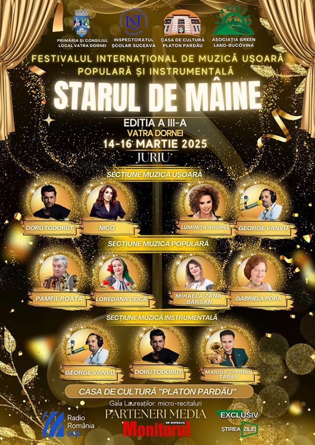 Au început înscrierile pentru Festivalul-concurs pentru copii și tineri „Starul de mâine”, ediția a III-a, la Vatra Dornei