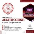Corala „Ciprian Porumbescu” organizează audiții pentru noi coriști, la Casa de Cultură ...