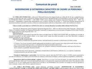 MODERNIZARE ȘI EXTINDEREA CAPACITĂȚII DE CAZARE LA PENSIUNEA PERLA BUCOVINEI