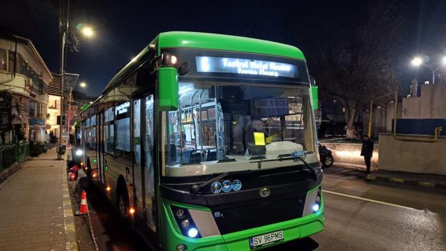 Autobuzul mare introdus pe linia 6, spre Moara, cu plecare din centrul Sucevei, de lângă Teatru