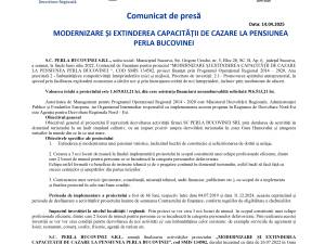 MODERNIZARE ȘI EXTINDEREA CAPACITĂȚII DE CAZARE LA PENSIUNEA PERLA BUCOVINEI