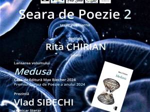 Poeta Rita Chirian, invitată, sâmbătă, la Seara de Poezie 2