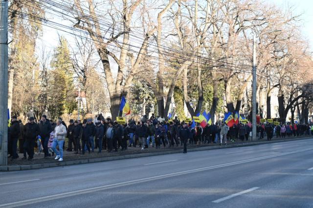 Miting de protest AUR în centru Sucevei