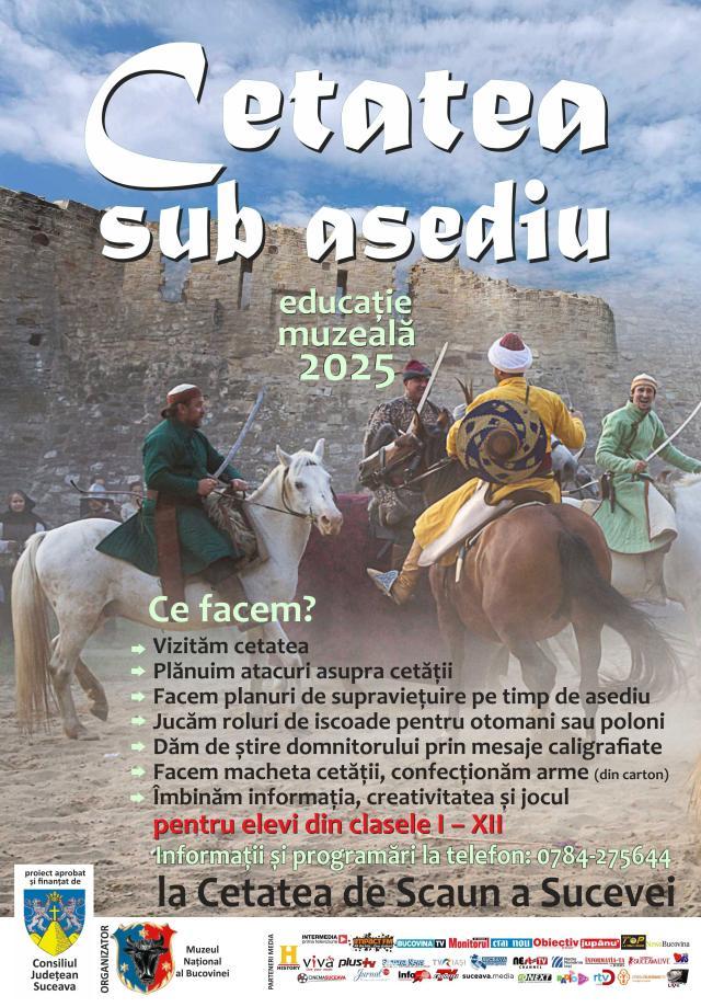 Lansarea proiectului de educație muzeală „Cetatea sub asediu”, dedicat elevilor din clasele I – XII