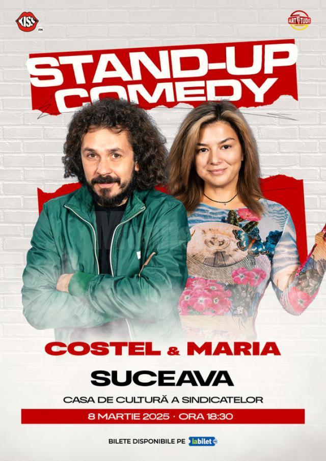 Costel și Maria Popovici, Stand-Up Comedy Show pe scena Casei de Cultură a Sindicatelor Suceava