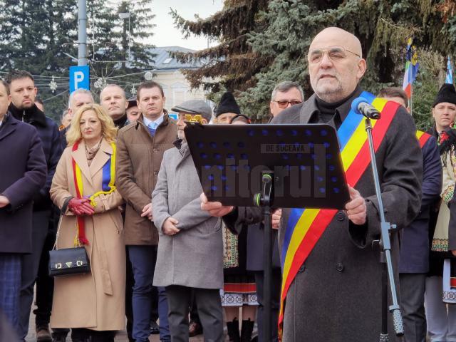 Primarul Sucevei, Vasile Rîmbu, a transmis un mesaj cu tâlc la împlinirea a 166 de ani de la Unirea Principatelor Române