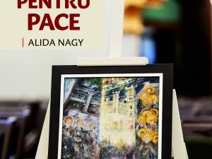 „Culori pentru pace” – O expoziție de suflet semnată Alida Nagy