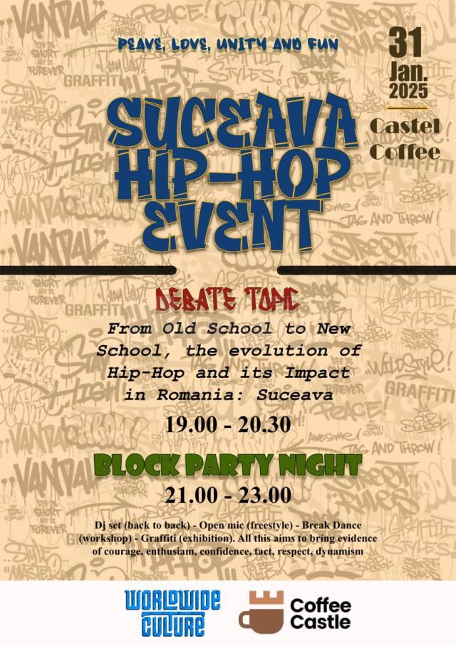 Eveniment hip-hop, la Caffe Castle Suceava