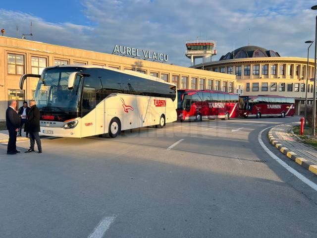 Firma rădăuțeană Tarsin asigură transportul echipei și al celor din staff-ul lui Manchester United