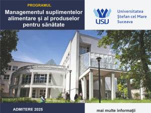 Program de Masterat în premieră națională la Facultatea de Inginerie Alimentară din USV