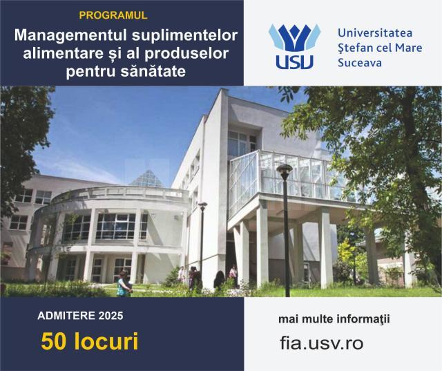 Program de Masterat în premieră națională la Facultatea de Inginerie Alimentară din USV