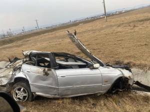 Accident violent, din fericire fără victime