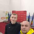 Campionul Andrei Ihnatiuc alături de antrenorul Bogdan Roşcăneanu