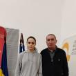 Dorneanca Claudia Costiuc alături de antrenorul Cristian Prâsneac