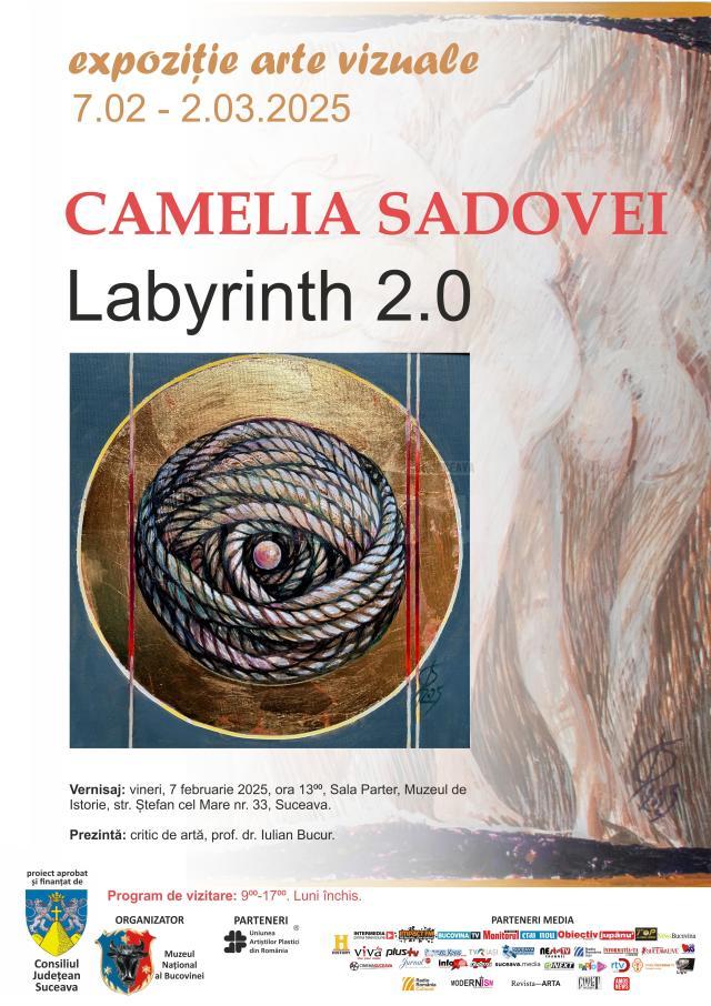 Expoziția personală a artistei Camelia Sadovei – „Labyrinth 2.0”, vineri, la Muzeul de Istorie