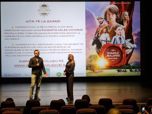 „Soarele Moldovei. Începutul”, prezentat de producători pe scena Cinema Modern Suceava