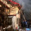 Incendiu puternic la o gospodărie din municipiul Câmpulung Moldovenesc