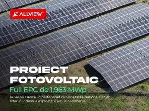 Proiectarea și execuția parcului fotovoltaic cu o capacitate nominală de 1,963 Mwp va fi realizată de compania Visual Fan, prin divizia Allview Solar Energy