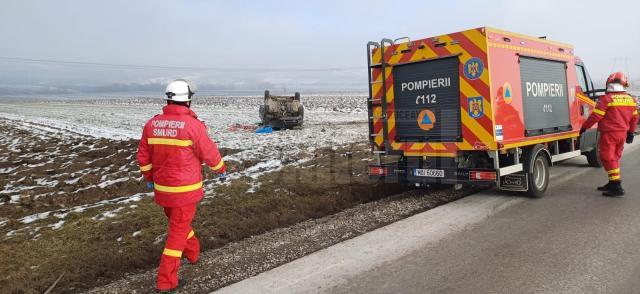 Accident cu trei răniți, printre care și un minor