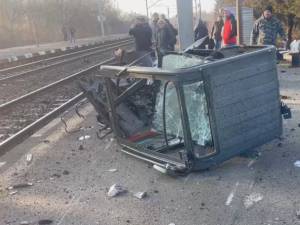 Accident de tren. Foto: antena3.ro