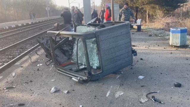 Accident de tren. Foto: antena3.ro