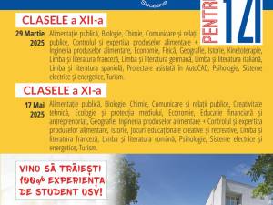 USV organizează o nouă ediție a Concursului Interjudețean „Student pentru o zi”