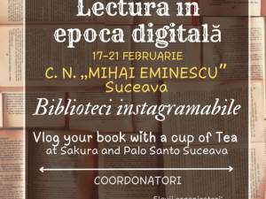 „Biblioteci instagramabile”, invitație la lectură din partea profesorilor Colegiului „Mihai Eminescu” Suceava