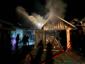 Incendiu în noapte, la Soloneț
