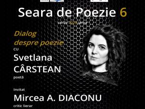 Dialog despre poezie cu poeta Svetlana Cârstean