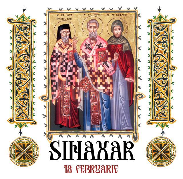 Sinaxar 18 februarie