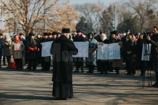 Acțiuni de susținere a părintelui Sorin Huluță de la Soroca