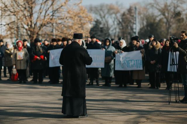 Acțiuni de susținere a părintelui Sorin Huluță de la Soroca