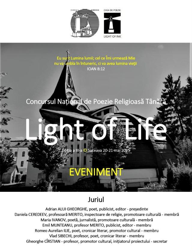 Concursul Național de Poezie Religioasă Tânără „Light of Life”