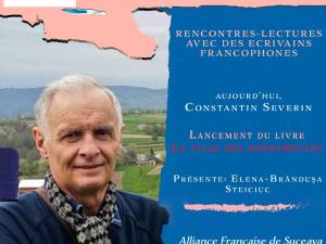 „Oraşul Somnambulilor” de Constantin Severin, volum propus publicului la întâlnirea culturală de sâmbătă, organizată de Alianța Franceză