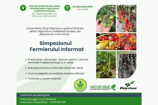 Tehnologii agricole de top, prezentate la „Simpozionul Fermierului Informat”, ediția I