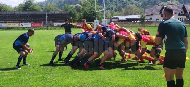 Fază de joc dintr-un meci de rugby Humor – Suceava