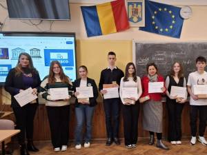 Echipa de participanți de la CNPR la concursul internațional de eseuri foto organizat de către UNESCO