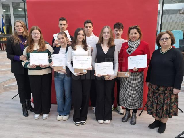 Echipa de participanți de la CNPR la concursul internațional de eseuri foto organizat de către UNESCO