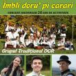 Grupul Tradițional Dor și artiștii Angelica Flutur, Călin Brăteanu și Grigore Gherman, în concert pe scena Casei de Cultură a Sindicatelor Suceava