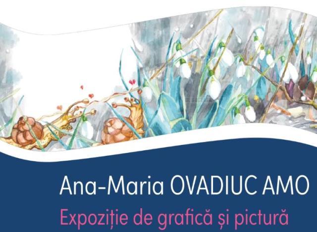 „Culori răsfirate”, expoziție de grafică și pictură, de Ana-Maria Ovadiuc AMO, la Teatrul Municipal Suceava