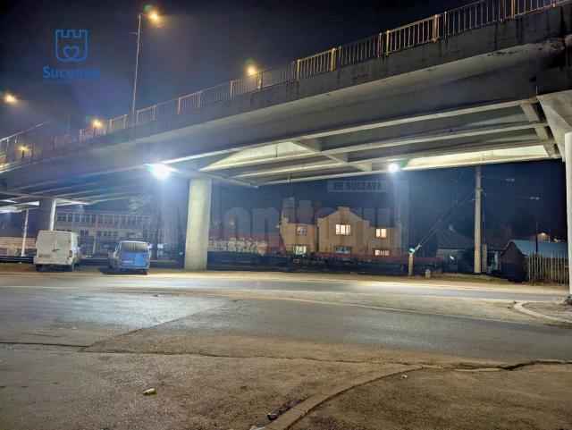 Zona de sub pasarela Ițcani și trecerile de pietoni de pe strada Gheorghe Doja, mai bine iluminate