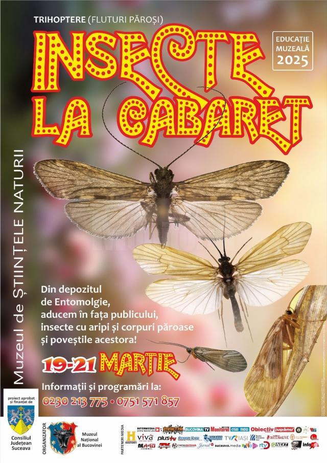 „Insecte la Cabaret”, expoziție la Muzeul de Științele Naturii Suceava