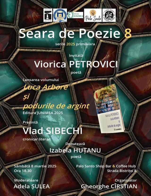 Invitata Serii de Poezie de sâmbătă este poeta Viorica Petrovici