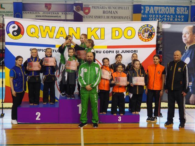 Clubul Kim Long Dao Fălticeni, performanță de excepție la Campionatul Național de Qwan Ki Do